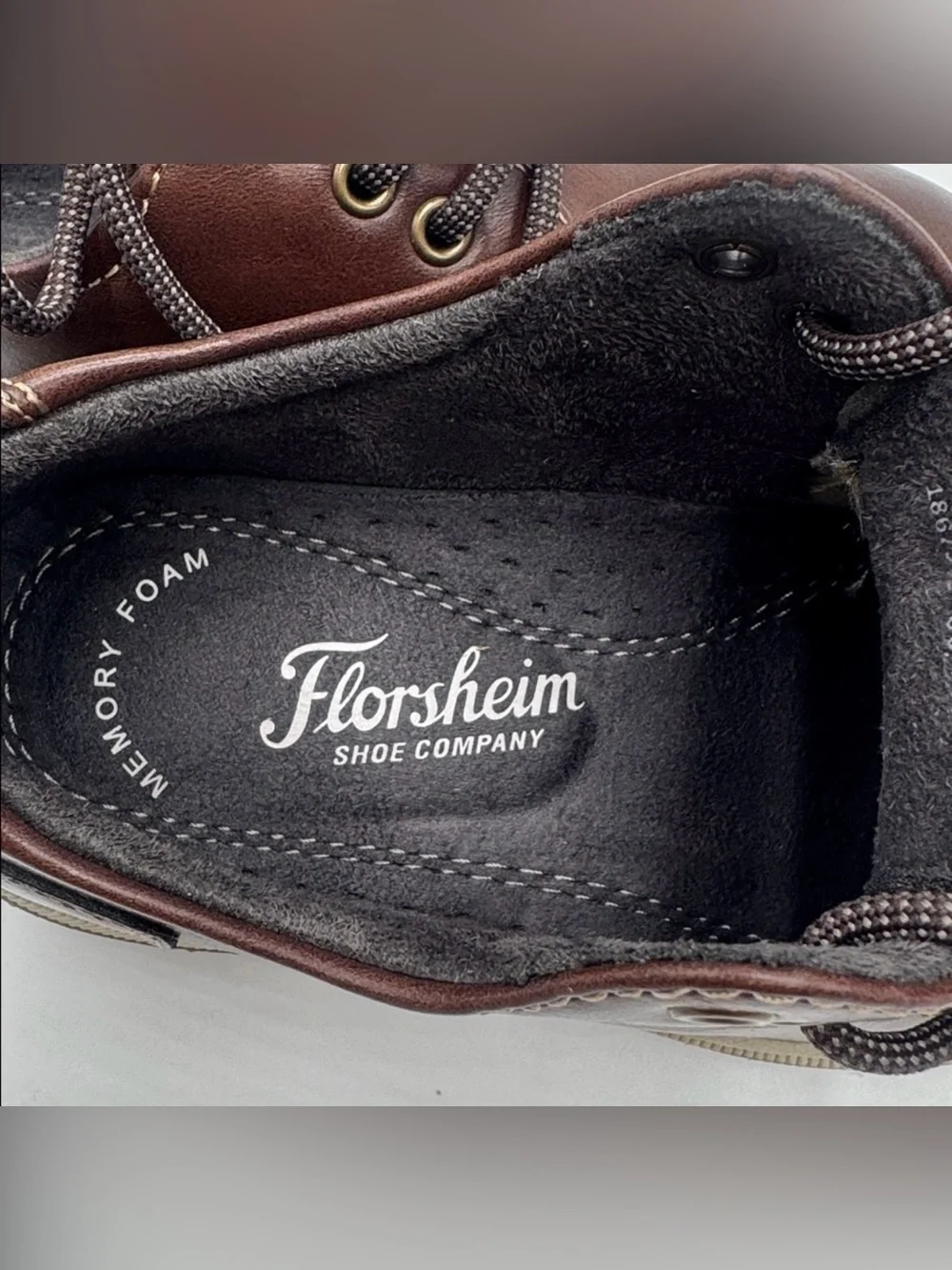 NWOT Florsheim Boys' Brown Dress Shoes with Memory Foam Flexsole Size 11M